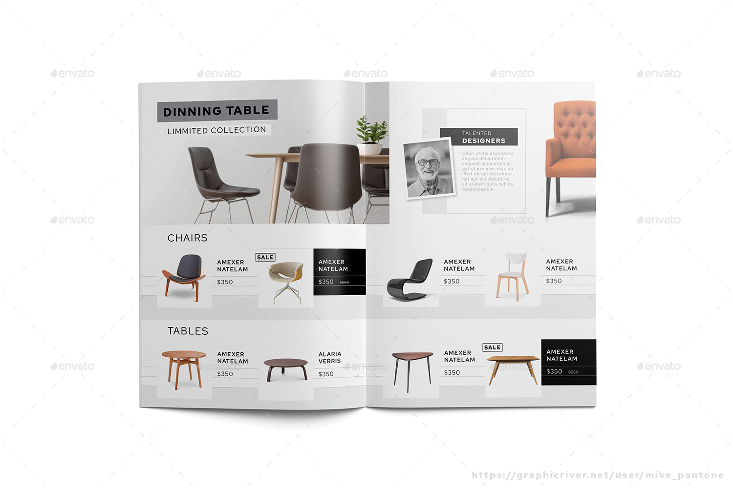 Furniture Store Product Catalog, Print Templates GraphicRiver